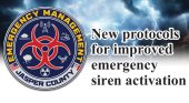New protocol for improved emergency siren activation
